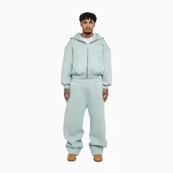 2025 New Customer Design 3D Digital Printing European and American Zipper Hooded Sweatshirt Sports Suit