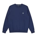 Royal blue white label