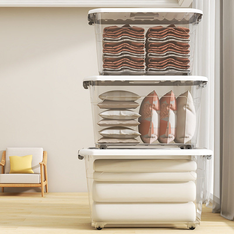 Plastic Transparent Storage Box, Super Household Storage Box, Toy Clothes Miscellaneous Storage Box, Cosmetics Storage Box