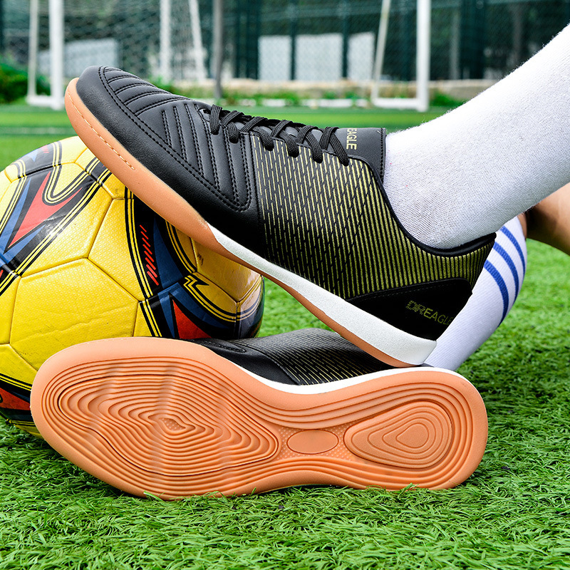 Giày bóng đá nam cổ thấp đinh gãy tập luyện thi đấu size 38-45 — DR07 đinh gãy đen trắng, DR07 đinh gãy vàng đen