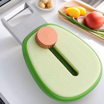 Anti-lost portable paring knife mini retractable multifunctional peeler stainless steel outdoor fruit peeling artifact