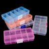Simple Transparent Plastic Box Storage Box Multifunctional Storage Box Classification Storage Jewelry Box Jewelry Box