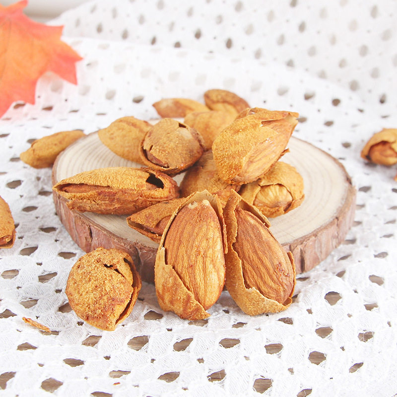 Hand-peeled almond 250gx2 bag milk-flavored almond almond almond paper bark almond nut snacks to produce dried fruit