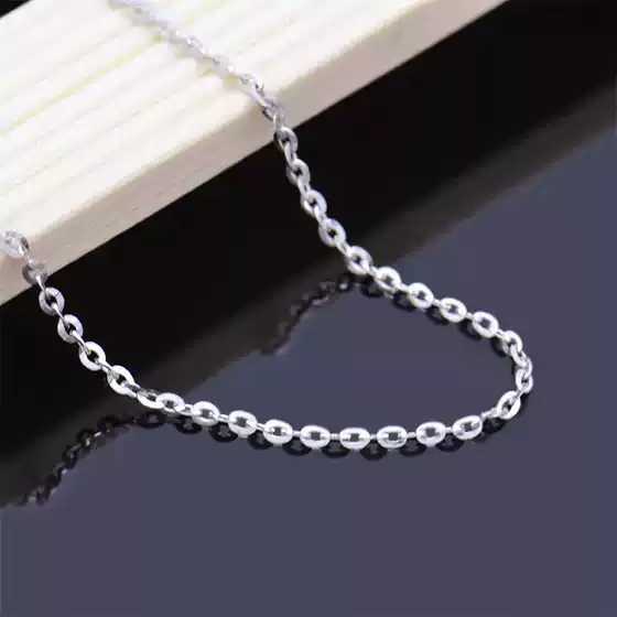Copper Plated with 925 Silver 1.5mm Flash O Necklace Korean Style Hot Sale 18-24inch Gold Plated Silver Plated in Stock Supply