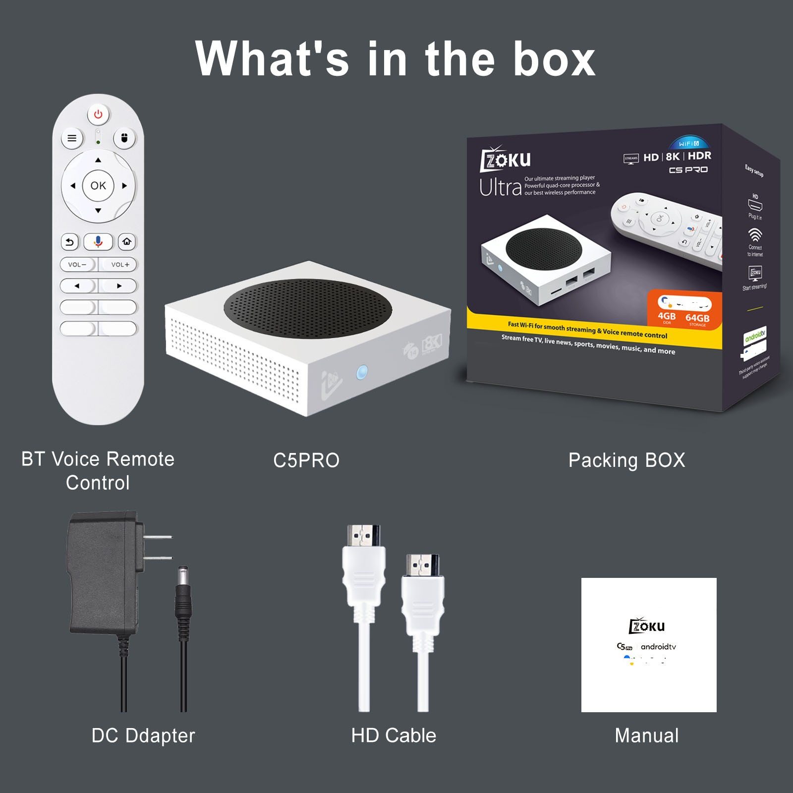 Cross-Border 8K Genuine Set-Top Box C5Pro Android 14 Allzhi H618Wifi6G Export Tv Box Projection Screen