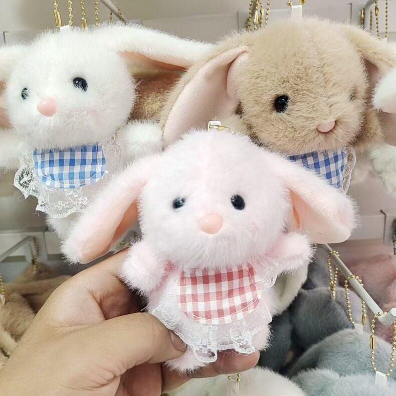 批发抓机娃娃公仔玩偶兔子毛绒玩具小挂件小熊婚庆娃娃抛洒小礼品