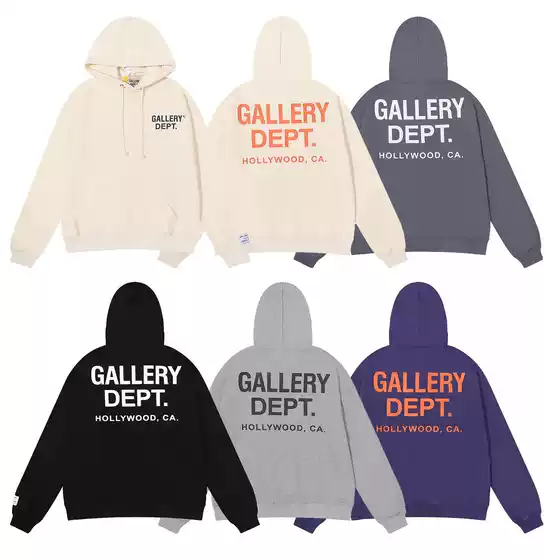 Ess Sweatshirt Fog Sweatshirt Heavyweight American Trendy Brand Export Flocking Printed Hooded Letters Loose Casual Couple Spring