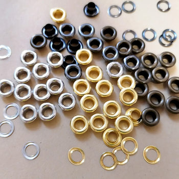 Metal Cock Buckle Iron Hand Strike Rivet Air Nail Cloth Shoes Backpack Bag Steam Hole Hollow Reinforcement Ring Accessories