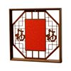 Calligraphy frame calligraphy frame frame mounting frame wooden hollow carving frame gold blank red paper manufacturers wholesale