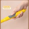 Toilet Brush for Home Use, No Dead Angle Brush, Cartoon Long-Handle Toilet Cleaning Brush Set