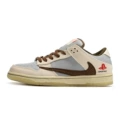 Sb low top gray and white upside down