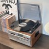Retro Vinyl Record Player Cd Player Old-Fashioned Tape Player Fmam Radio Desktop Bluetooth Speaker Amazon Export