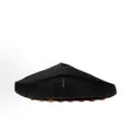 Black half slippers