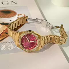 Live broadcast of cross-border new watches gypsophila fashion niche ladies and women's watches full diamond steel band quartz watches wholesale
