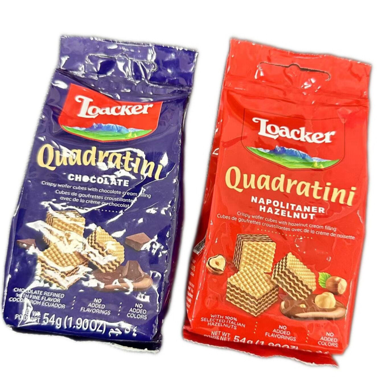 Loacker Wafer Biscuits Hazelnut Chocolate Flavor Snacks Wedding Favors Gifts Manufacturer Wholesale