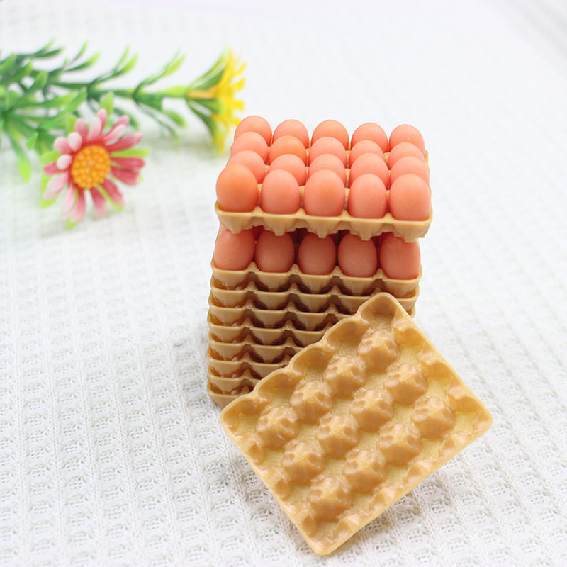 1:12 doll house dollhouse miniature food play kitchen life scene model mini simulation egg tray