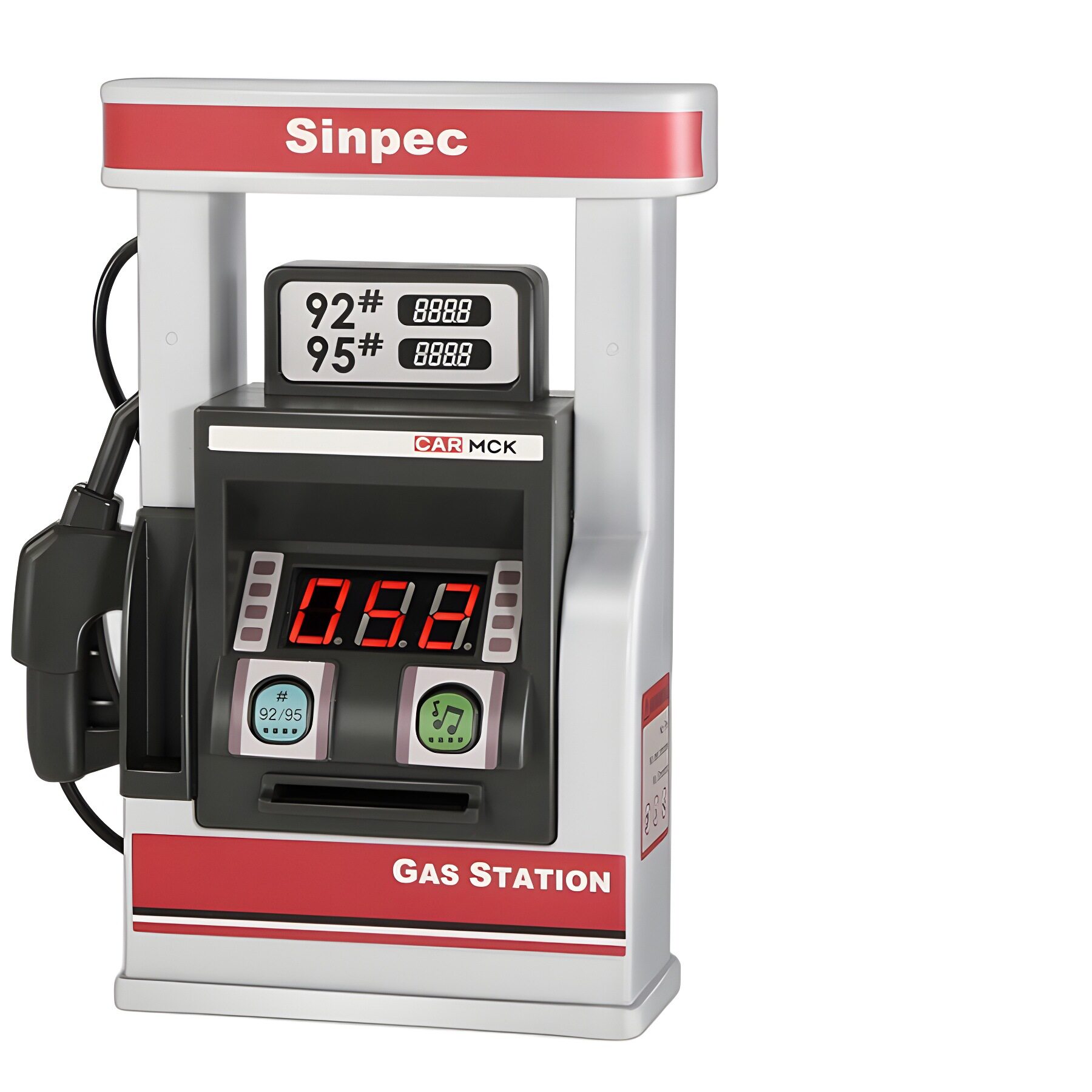 New large gas station toy car parking simulation garage model suit 3 years old 6 boys birthday gift