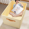 Clothes quilt storage box thickened pp board folding storage box with lid pants storage artifact home dormitory storage