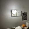 Switch nightlight mood net red light LED atmosphere couple bedside lamp energy-saving bedroom romantic sleep
