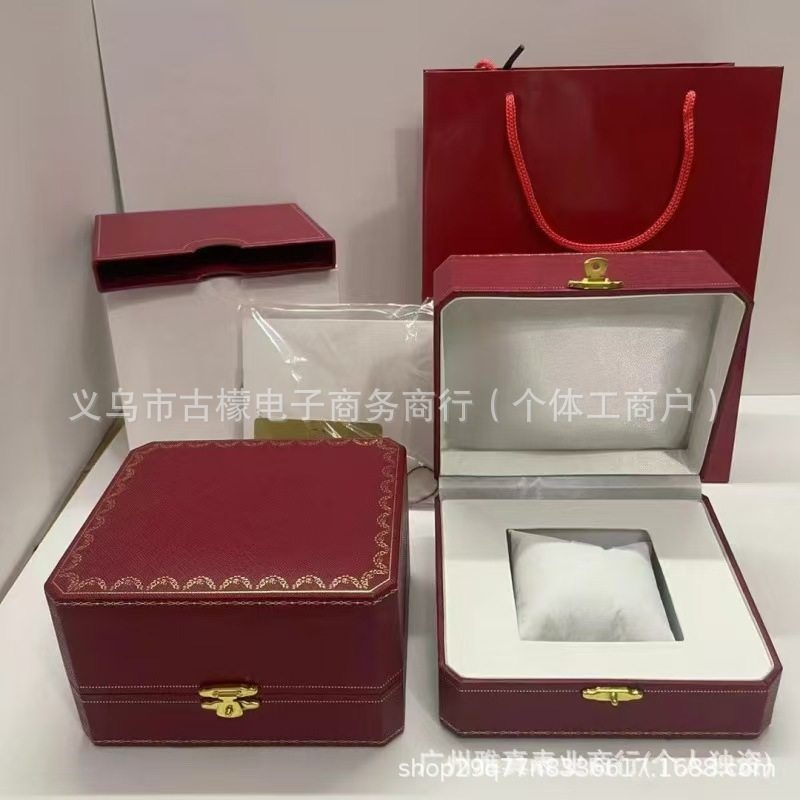Cross-Border Kajia Watch Box Packaging Box Ready-Made Storage Box Gift Box Instruction Manual Gift Bag Complete Set