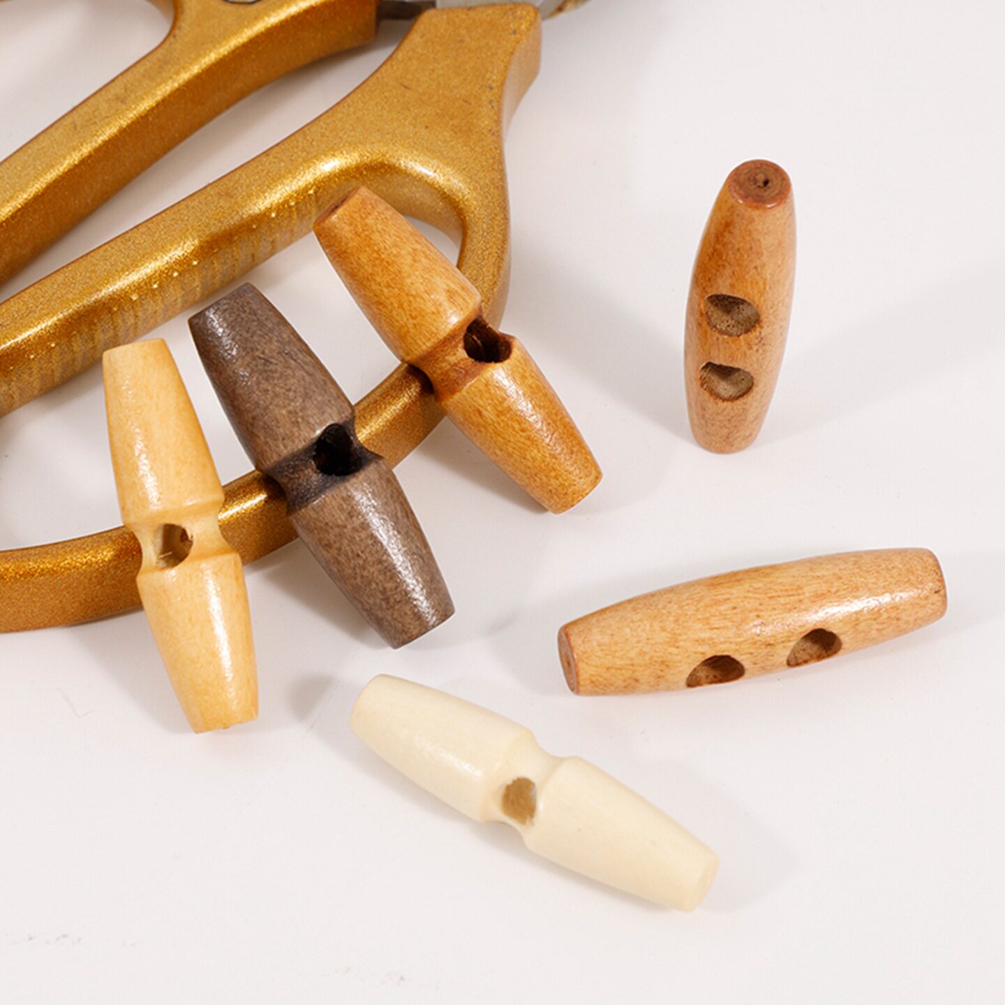 Wooden Horn Buttons Versatile for Men and Women Coats, Trench Coats, Sweaters, Children's Knitwear Jackets, Olive Buttons