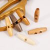 Wooden Horn Buttons Versatile for Men and Women Coats, Trench Coats, Sweaters, Children's Knitwear Jackets, Olive Buttons
