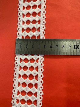 Factory wholesale 5cm wide milk silk water soluble embroidery lace barcode clothing accessories women's children's embroidery wedding slightly