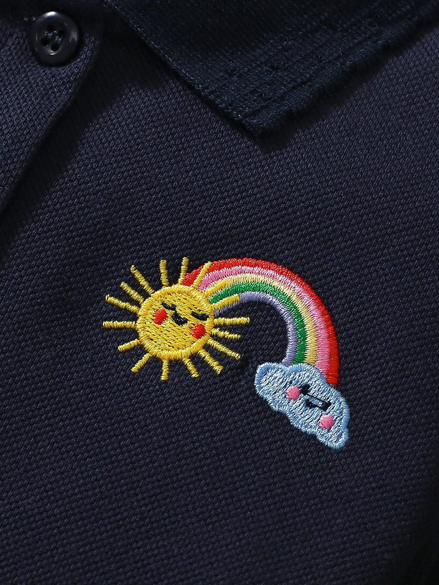 New Summer Kids' Dress, Girls' Short-sleeve Cotton Kids' Clothing, Polo Dress