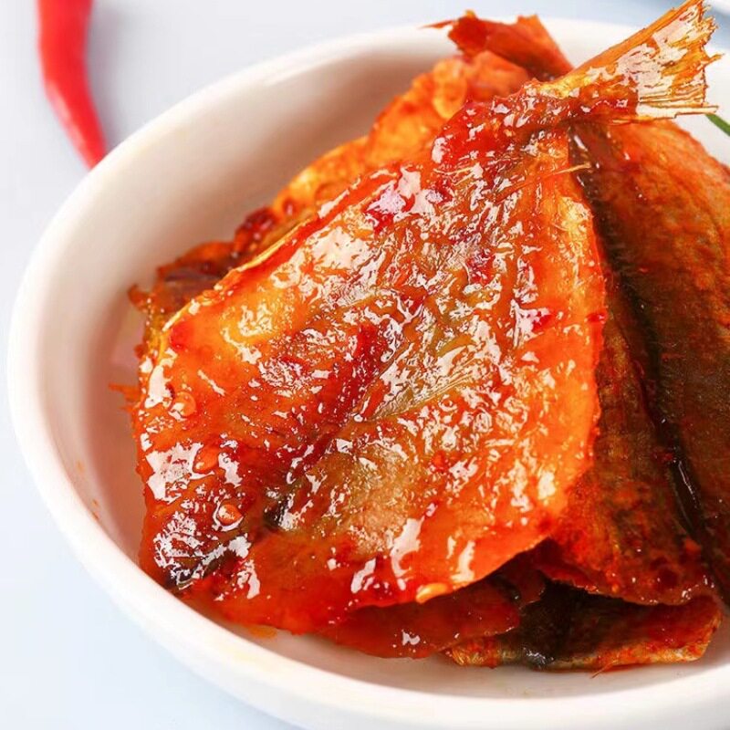 Tianzhixiang 50g spicy sliced fish Hunan specialty vacuum packaging spicy snacks