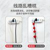 Ready Stock Velcro Storage Belt Data Wire Tie Needle Type Back Backrest Self-Adhesive Cable Management Binding Belt Wholesale