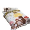 Single Cotton Gauze Cover Blanket for Four Seasons Universal High-grade Cartoon Cloud Towel Nap Thickened Cotton Towel Quilt