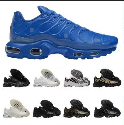 Men's Leather Tn Air Cushion Cushioning Breathable Sports Leisure Travel Fashion Versatile Trendy Shoes Putian Factory Direct Sales