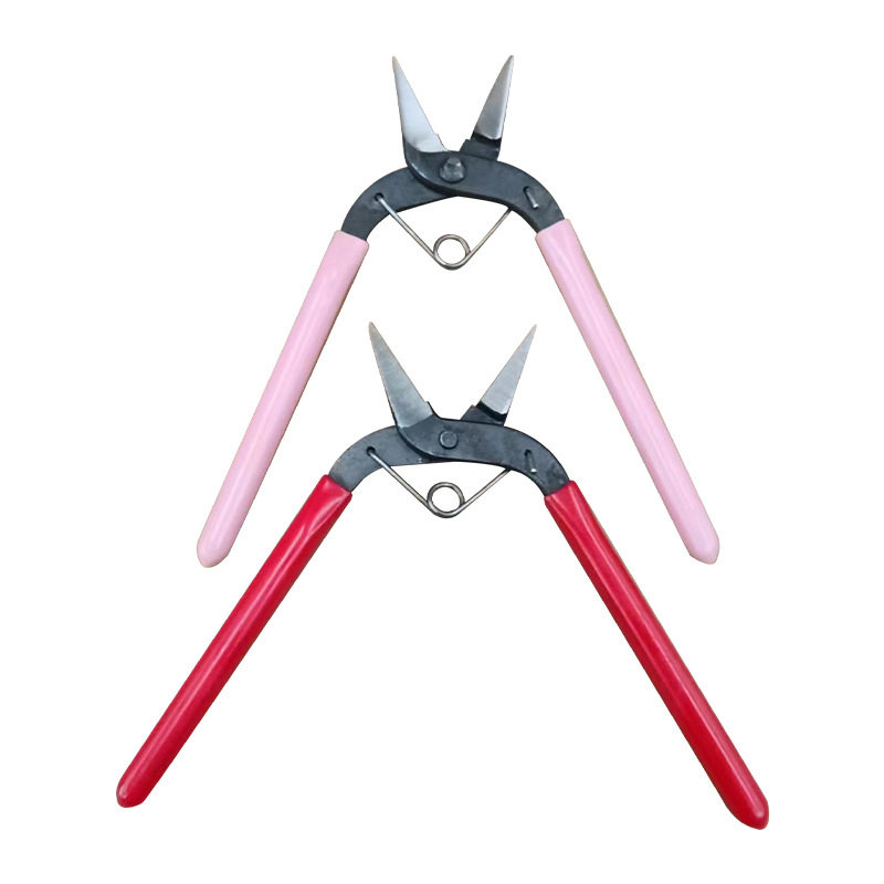 Nine-character needle pliers flat-mouthed pliers clamp lobster buckle punch pliers jewelry flat pliers bead ring pliers DIY