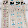 New Ethnic Style Embroider Car Strand Lace Rhombus Sequin Barcode Cotton Thread Strand Rope Embroider Clothing Accessories Han Dynasty Decoration