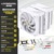 Slayer S60t [Версия Performance White] Большие двойные башни, два вентилятора/поддержка мультиплатформенности/шесть тепловых трубок в непосредственном контакте