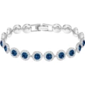 Platinum roman blue diamond bracelet