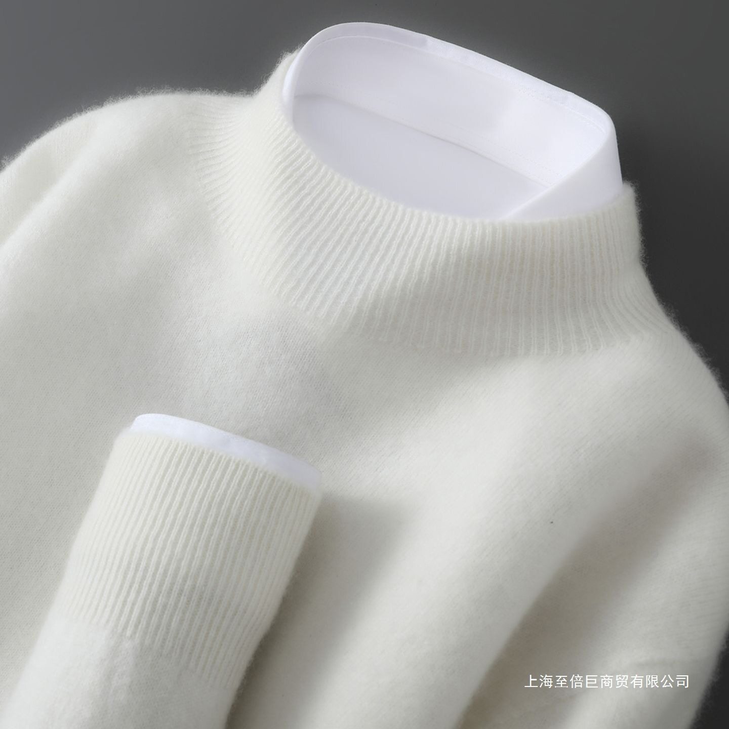 first-line ready-to-wear pure knitwear men's half turtleneck...