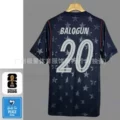 26 united states away game + printed number 20 star + world cup badge