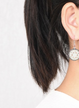 时尚文艺吊坠银饰镂空银香囊女士