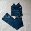Peacock blue vest and trousers suit