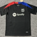 2425 barcelona black training uniform jersey