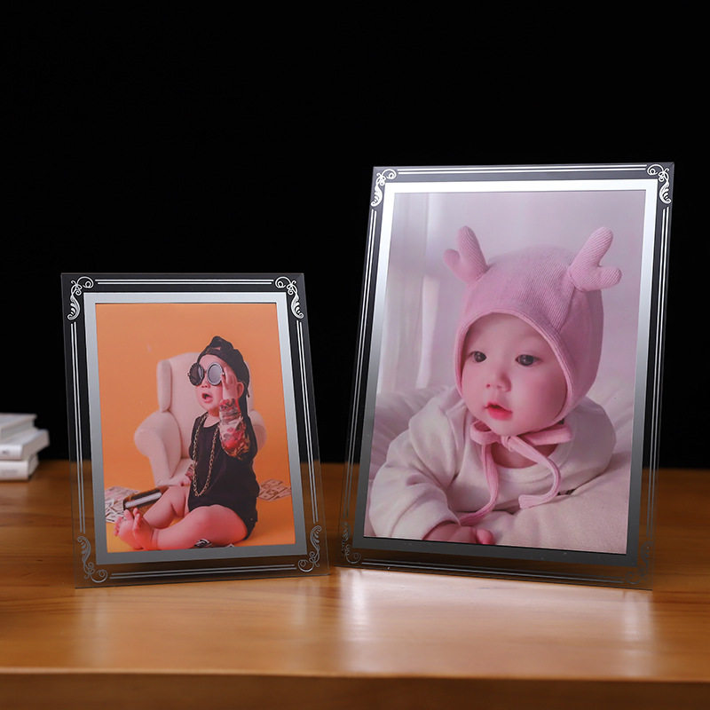 Handmade 5inch Photo Frame Customized Campus Time Photo Frame Table Commemorative Photo Graduation Photo Frame Crystal Glass Photo Frame