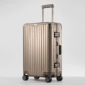 Titanium gold [retro aluminum-magnesium alloy luggage]