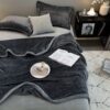 Winter thickened milk velvet blanket coral fleece small quilt blanket office nap blanket sofa blanket air conditioner