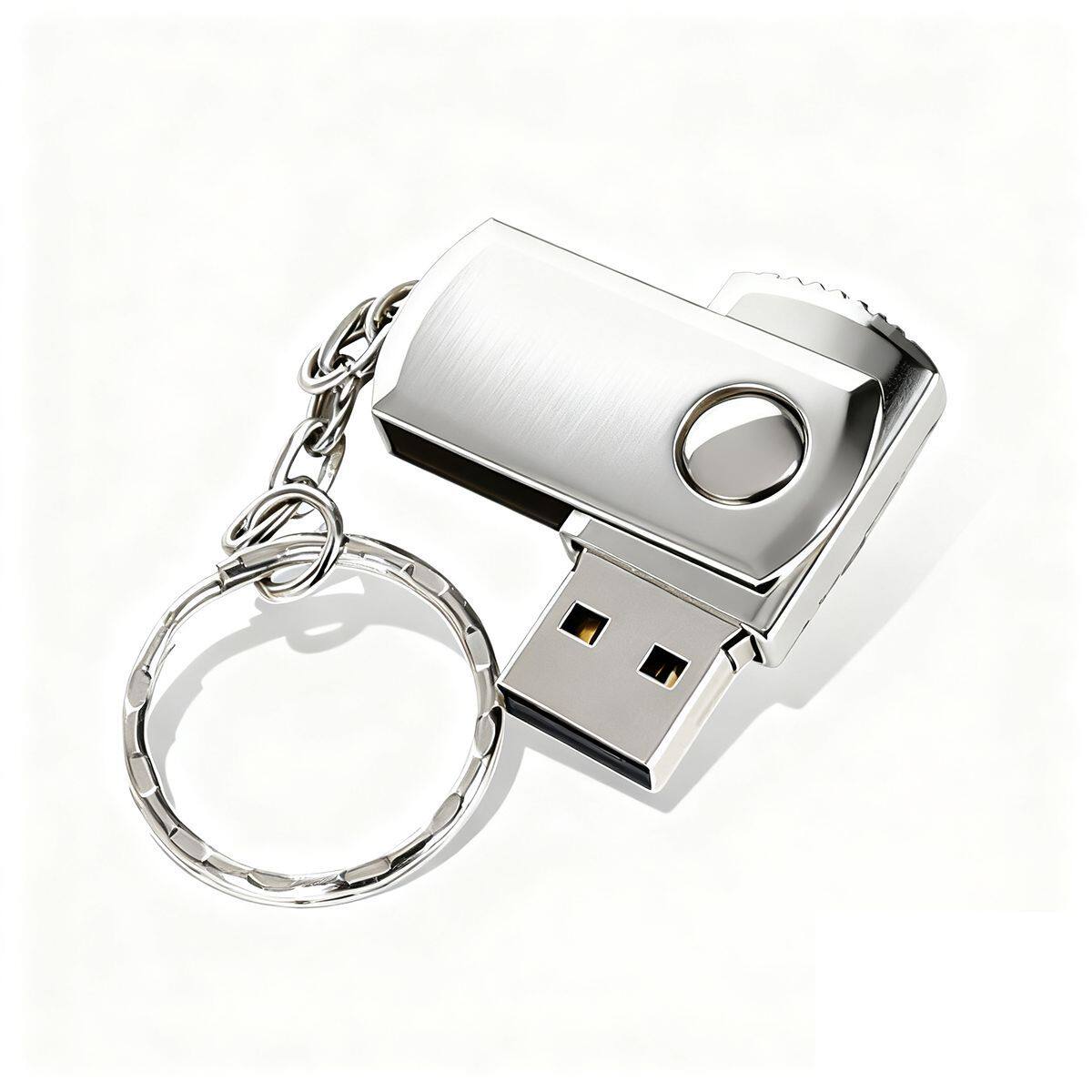 USB Flash Drive 64g Metal Creative Wholesale Gift Usb32G16G for Mobile Phones and Computers, High-Speed 3.0 128g USB Flash Drive
