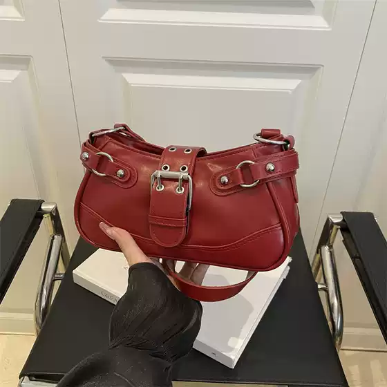 Bags for Women 2025 New Trendy Versatile Retro Hot Girl Armpit Bag Niche Texture Crescent Bag Single Shoulder Crossbody Bag
