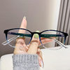 Ultra-light TR90 small fresh student myopia glasses frame new retro gradient fuchsia full small face glasses frame