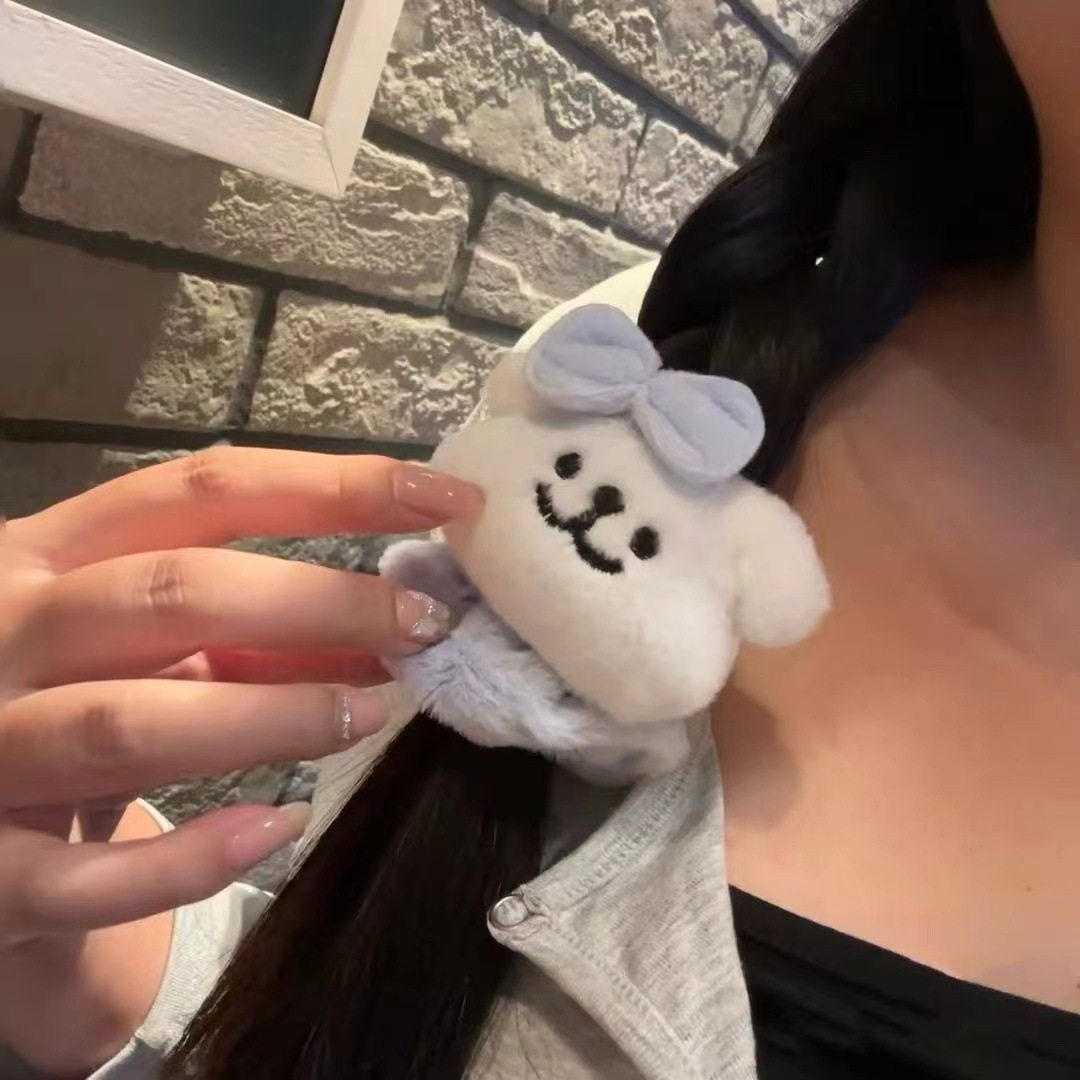 Autumn and Winter New Plush Doll Big Intestinal Loop Cute Girl Hair Rope Sweet All-match Ponytail Ball Hair Rope