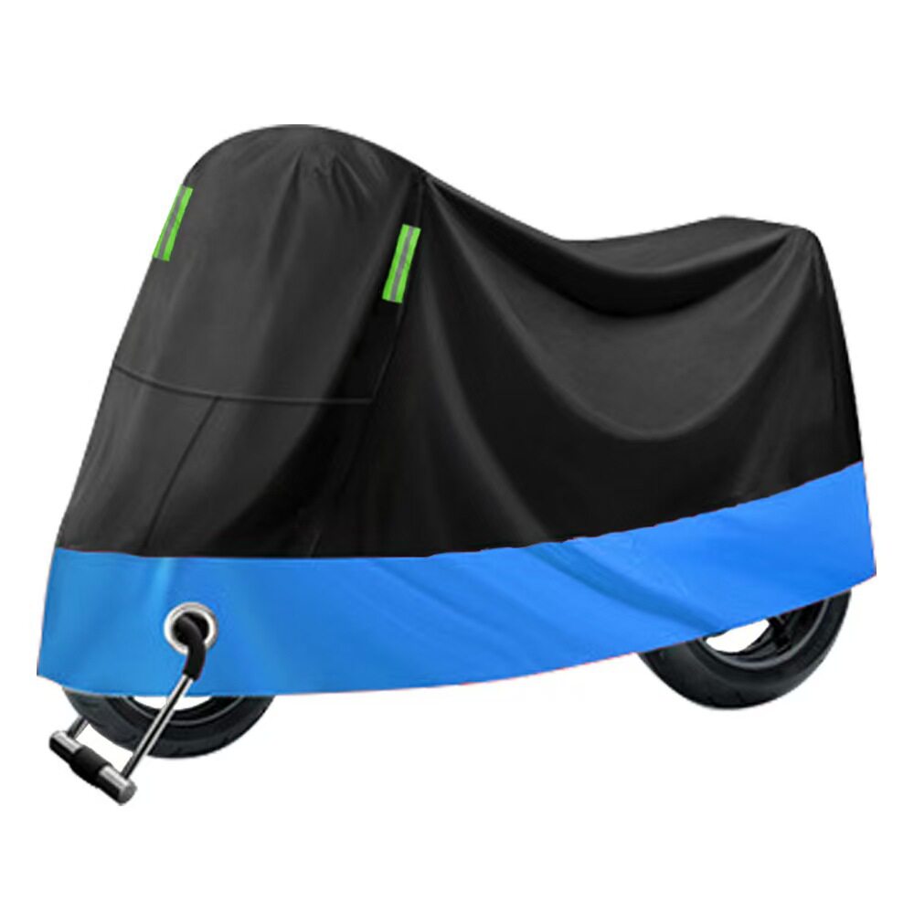 Oxford Cloth Rain Cover, Full Cover for Motorcycles, Electric Vehicles, Rain Protection, Windproof and Sun Protection Car Cover