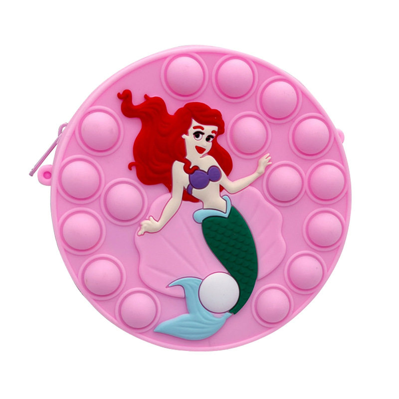 Cross-Border Rodent Control Children's Bag Creative Cartoon Fish Silicone Bag Women's Round Coin Purse Wholesale Storage Bag Mini